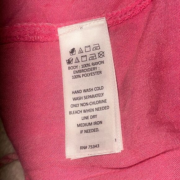 Rachel Zoe Mauve Pink Boho Top! - Picture 6 of 9